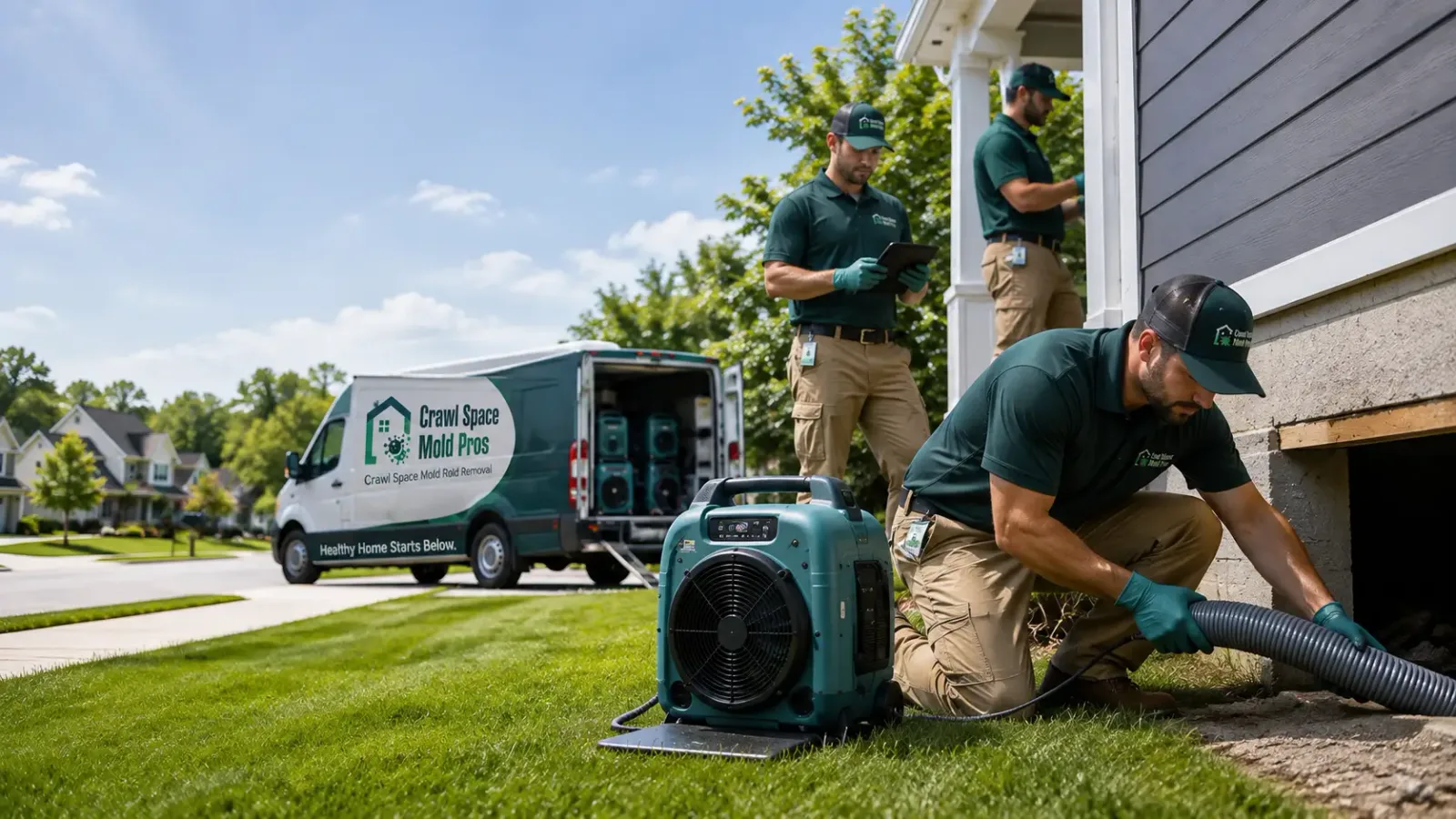Crawl Space Mold Removal in Shenandoah, PA